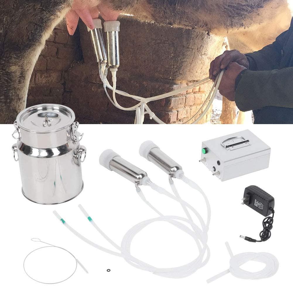 taidda milking machine, portable 5l mini electric pulsation milking machine milker livestock husbandry and breeding machine for cows sheep#2