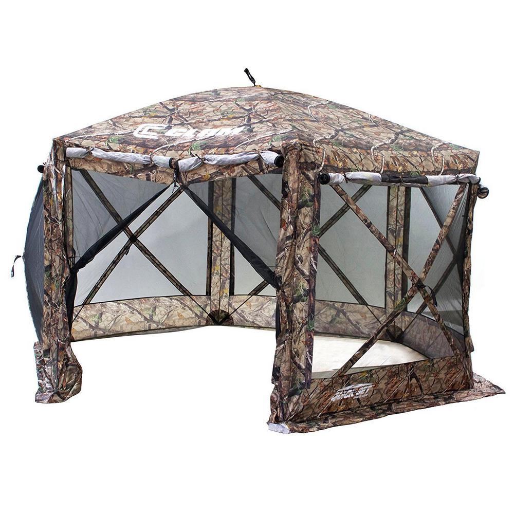 Set Portable Shelter Screen with Clam  Set Covering Attachment