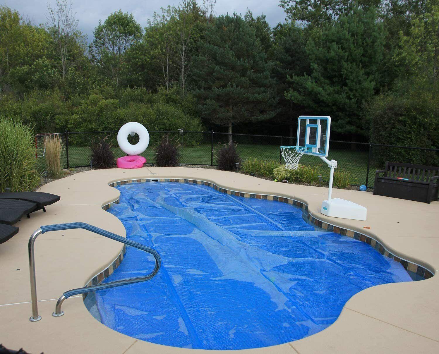 15' x 27' oval swimming pool solar heating cover blanket 800, 1200, 1600 series