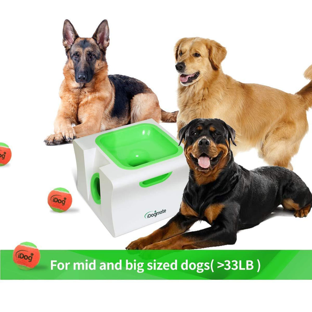 IDOGMATE Big Dog Ball Launcher, Tennis Ball Thrower for Big Dogs and mid Sized Dogs
