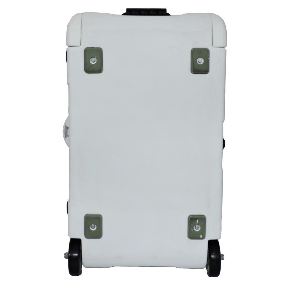 110 qt. White Wheeled Cooler