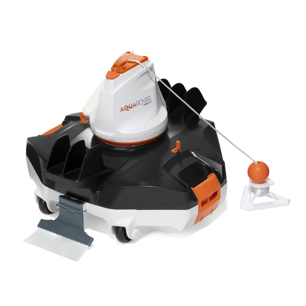FlowClear AquaRover Autonomous Automatic Cordless Above Ground Inground Swimming Pool Robot Vacuum Cleaner with