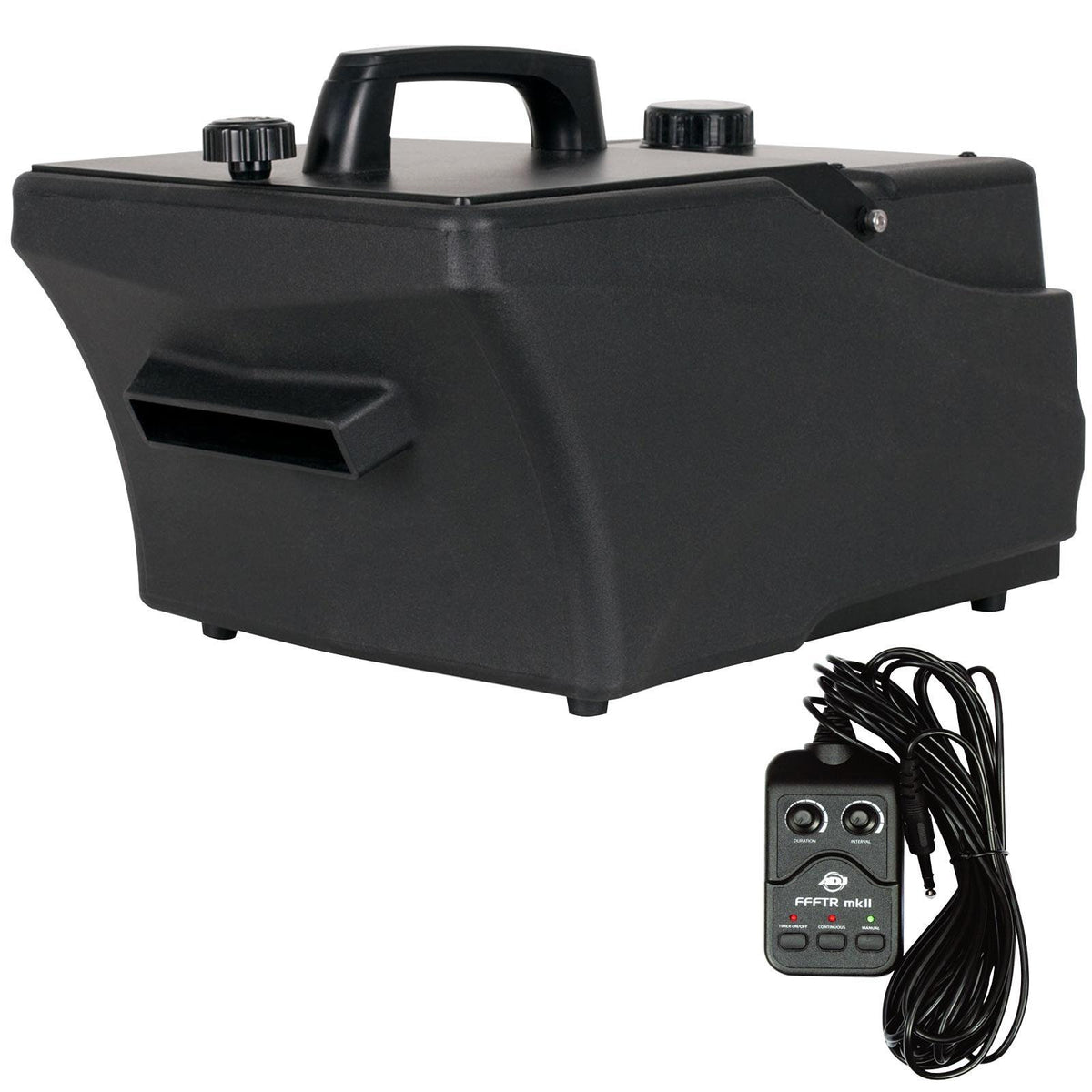 American DJ Entour Chill 800 Watt High-Output Continuous Low-Lying Fog Machine with Protective Transport Case Package