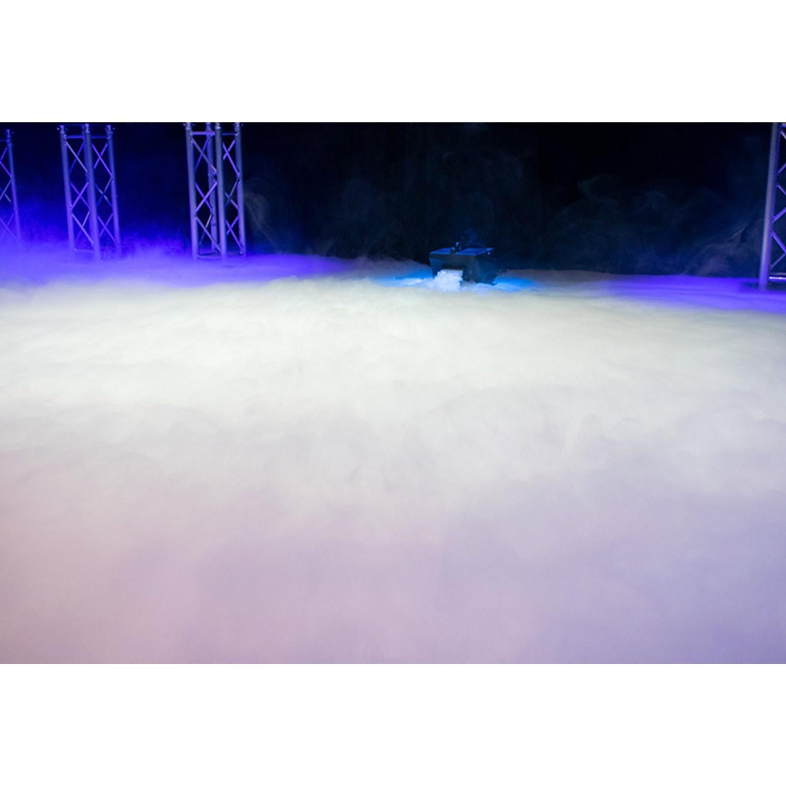 American DJ Entour Chill 800 Watt High-Output Continuous Low-Lying Fog Machine with Protective Transport Case Package