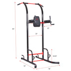 Body Champ PT1180 5-Station Power Tower with Pull Up, Push up, Dip Bars Stations, 250 Max Limit Weight