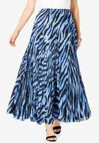 flowing crinkled skirt
