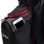 MacGregor Golf Response Stand Bag with 9" 6 Way Divider Top Black/Red