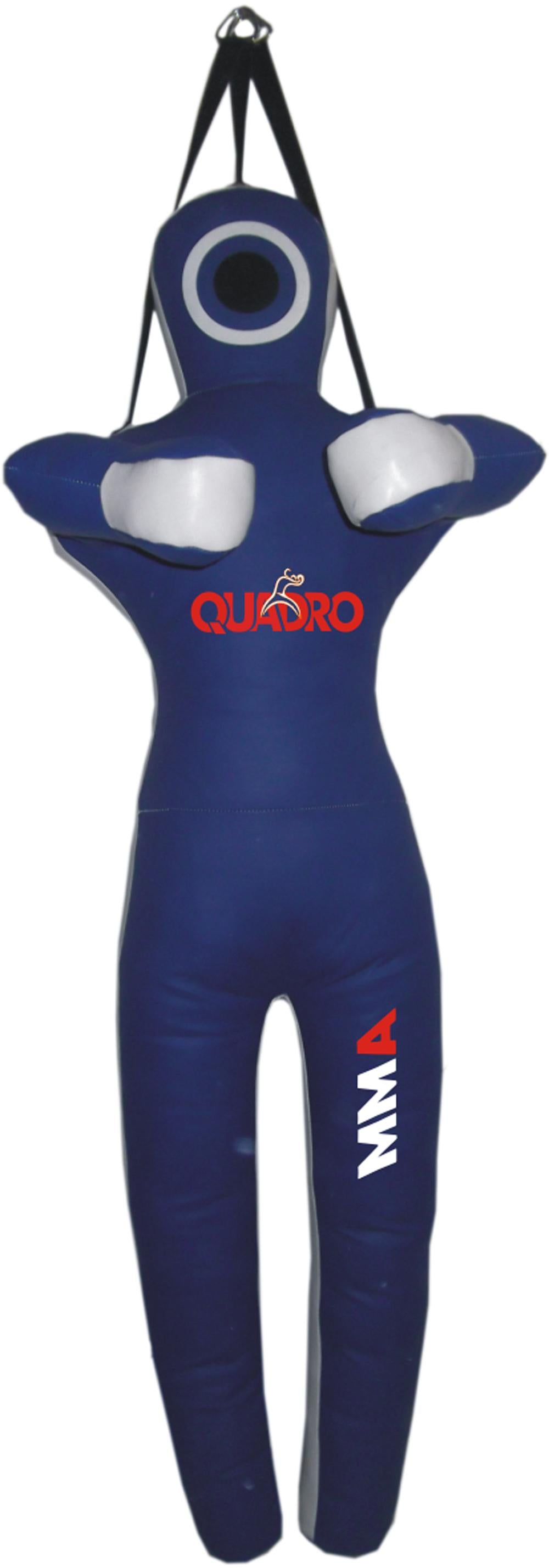 QUADRO MMA Martial Arts Grappling Dummy Jiu Jitsu Standing Position Punching Bag Black - 48 inches