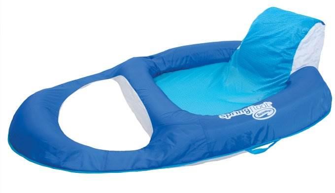 SwimWays Spring Float Recliner Floating Pool Lounge Chair (3-Pack) | 13018