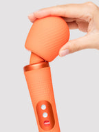 Fun Factory VIM Extra Quiet Silicone Wand Vibrator, Orange