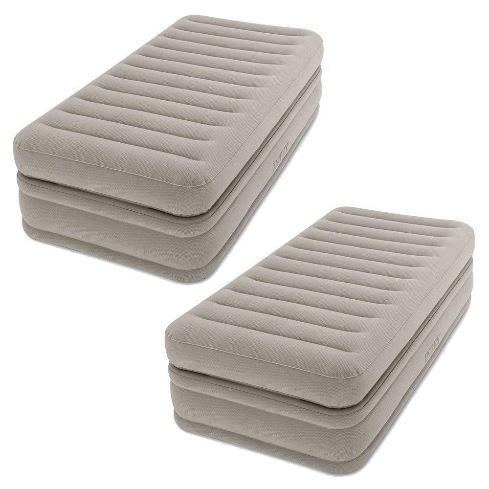 Prime Comfort Twin Inflatable Elevated Airbed with -In Pump (2-Pack)