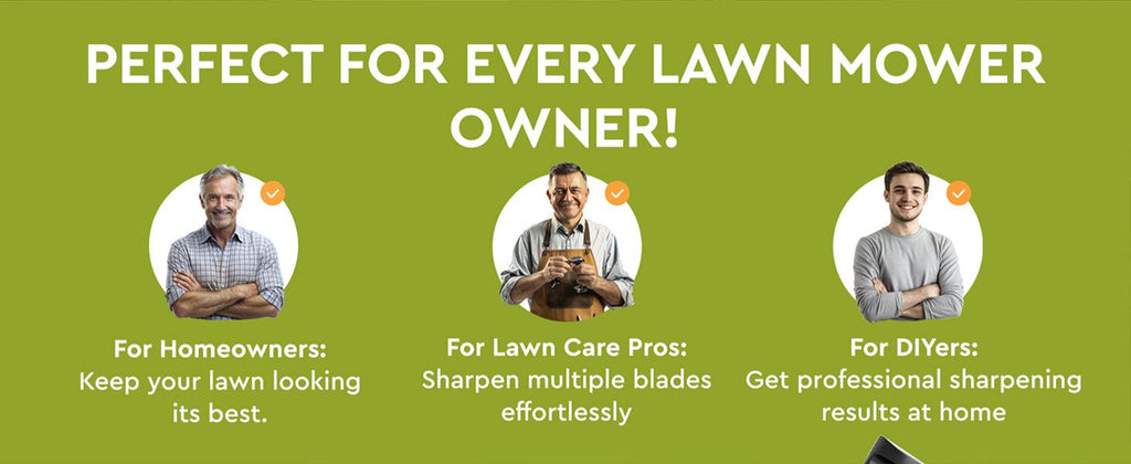 Cordless Lawn Mower Blade Sharpener – Adjustable 20°- 40° Angle Guide-Rotary Tool with Replaceable Sharpening Wheel Bits &amp; Fast Rechargeable Battery – Effortless Precision for Lawn Care