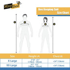 beekeeping suit for women/men,xxl professional beekeeper suit with ventilated veil hood, beekeeper costume for adult bee keepers suit, bee suit with gloves,beehive j hook and beekeeping brush