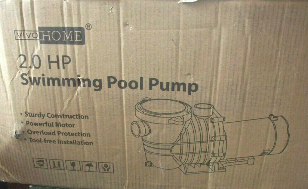 vivohome 2 hp 6800 gph powerful self priming dual voltage swimming pool pump