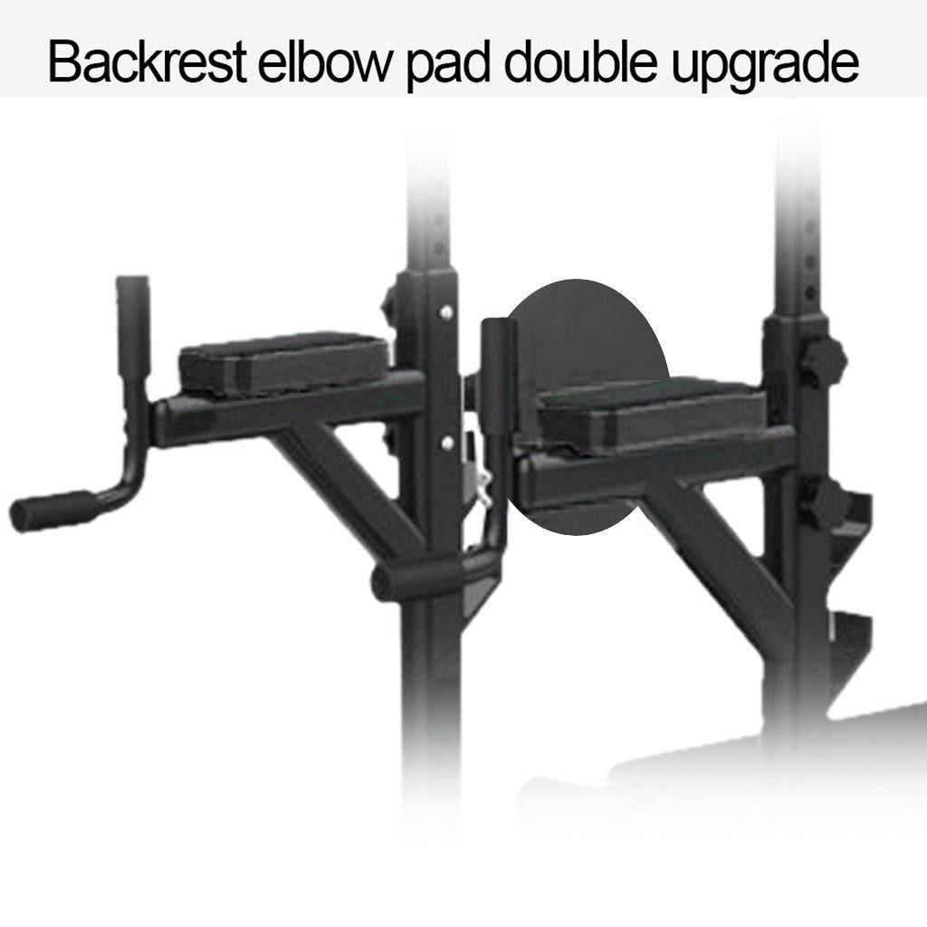 Yohome Workout Dip Station Sit Up Bench Adjusting Height Home Gym Pulls Up Dip Station