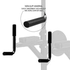 Yohome Workout Dip Station Sit Up Bench Adjusting Height Home Gym Pulls Up Dip Station