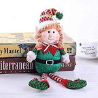 JJKFQ Christmas Decoration Doll Cute Red and Green Long-Legged Elf Doll Gifts Room Decoration Birthday Party Gifts Xmas Home Decor