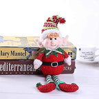 JJKFQ Christmas Decoration Doll Cute Red and Green Long-Legged Elf Doll Gifts Room Decoration Birthday Party Gifts Xmas Home Decor