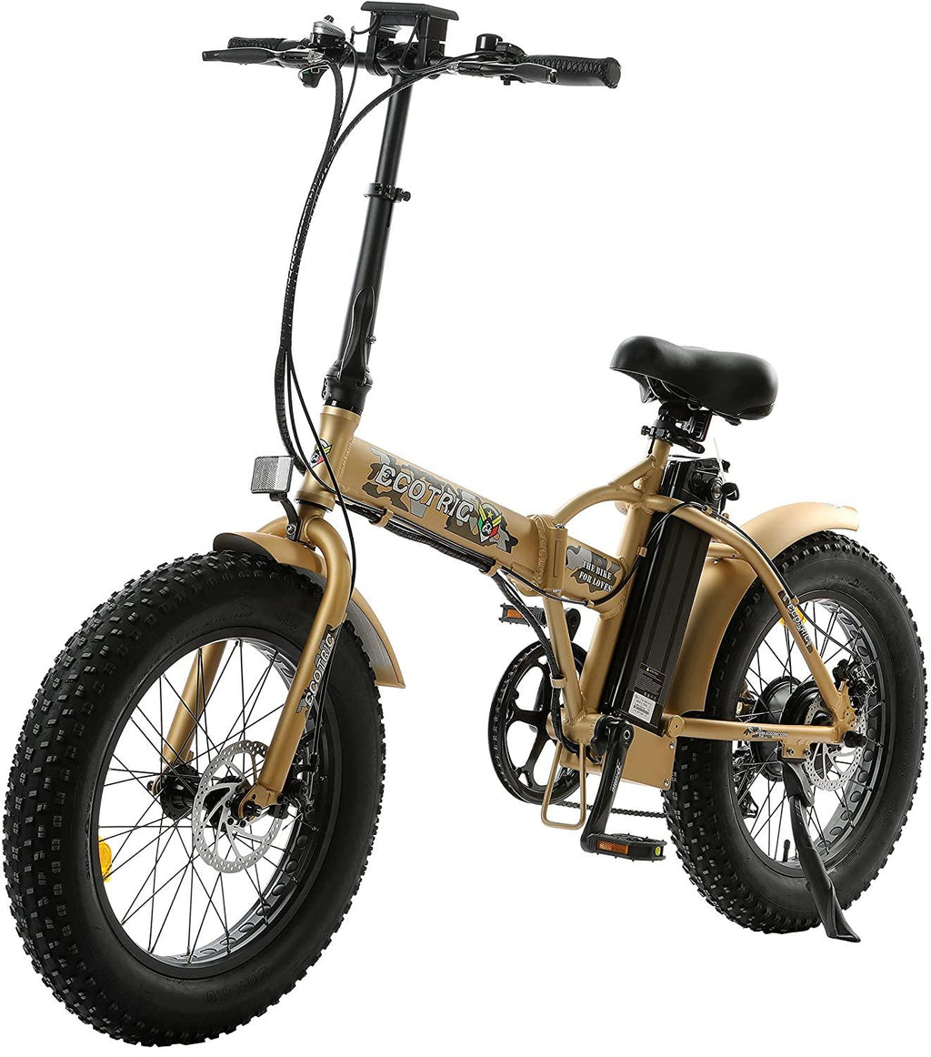 Electric Bike Foldable Fat Tire EBike 48V 13AH Li-ion Battery 500W Motor 20" 4.0 inch Fat Tire Bike Aluminum Frame Electric Mountain Beach Snow EBike Bicycle