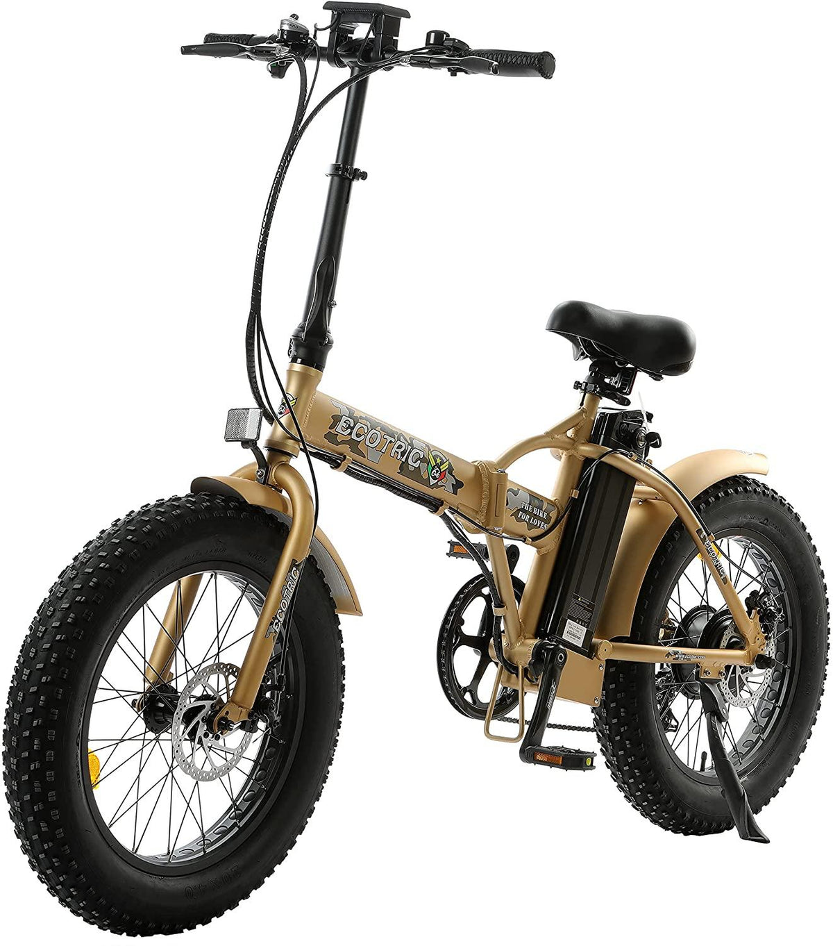 Electric Bike Foldable Fat Tire EBike 48V 13AH Li-ion Battery 500W Motor 20" 4.0 inch Fat Tire Bike Aluminum Frame Electric Mountain Beach Snow EBike Bicycle