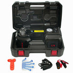 Car Jack Lift 5Ton 12V Electric Hydraulic Floor Jack Tire Inflator Pump Tool Kit