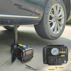 Car Jack Lift 5Ton 12V Electric Hydraulic Floor Jack Tire Inflator Pump Tool Kit