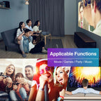 2022 android 9.0 projector native 1080p home theater bt 5.0 online vdieo game tv