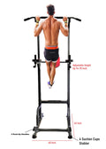 X Factor Power Tower Pull Up Station VKR Home Gym with Push-Up, Pull-Up &amp; Dip Stations Strength Training Adjustable Height