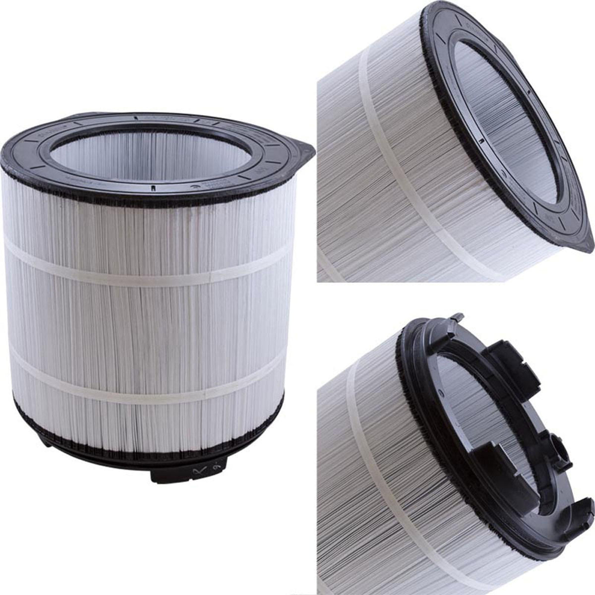 PENTAIR POOL PRODUCTS Cartridge, System 3 S8M500, 291sqft, 20-1/4"dia, 18-9/16", Outer