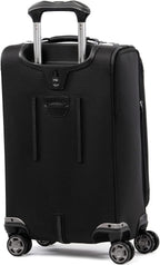 Platinum Elite Softside Expandable Spinner Wheel Luggage, Shadow Black, Carry-On 21-Inch