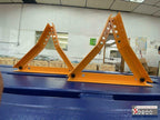 SET#43 FRAME MACHINE ADJUSTABLE 2 UNIVERSAL WHEEL STANDS CHIEF STYLE 674507