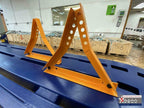 SET#43 FRAME MACHINE ADJUSTABLE 2 UNIVERSAL WHEEL STANDS CHIEF STYLE 674507