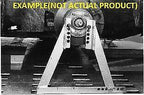 SET#43 FRAME MACHINE ADJUSTABLE 2 UNIVERSAL WHEEL STANDS CHIEF STYLE 674507