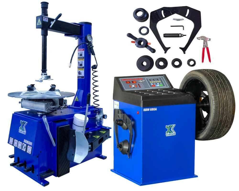 A+1.5 HP  Tire Changer & Wheel r Machine Combo 580 680. .