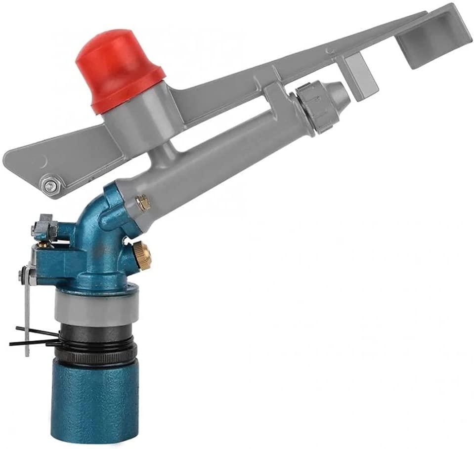 MLZWS symwj 1 Inch Nozzle Gardening Tools Zinc Alloy Sprinkler Head Adjustable Rocker Arm Nozzle Agricultural Water-Saving Irrigation