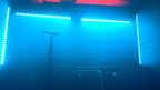 (2) American DJ Fog Fury Jett DMX Vertical Fog Machines+Rechargeable Light Bar