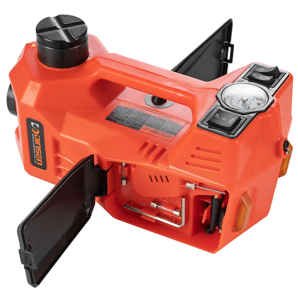 5Ton 12V Electric Hydraulic Car Floor Jack Kit Lift Impact Wrench for SUV MPV