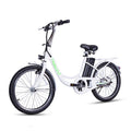 Elegance 250 W 36 V 10 Ah City Electric Bike, Electric Bicycles E-bike for Adult Ebike 10 Ah Lithium Battery, Digital Adjustable Speed, Removable Battery Pedal Assist Power, 22 In., White