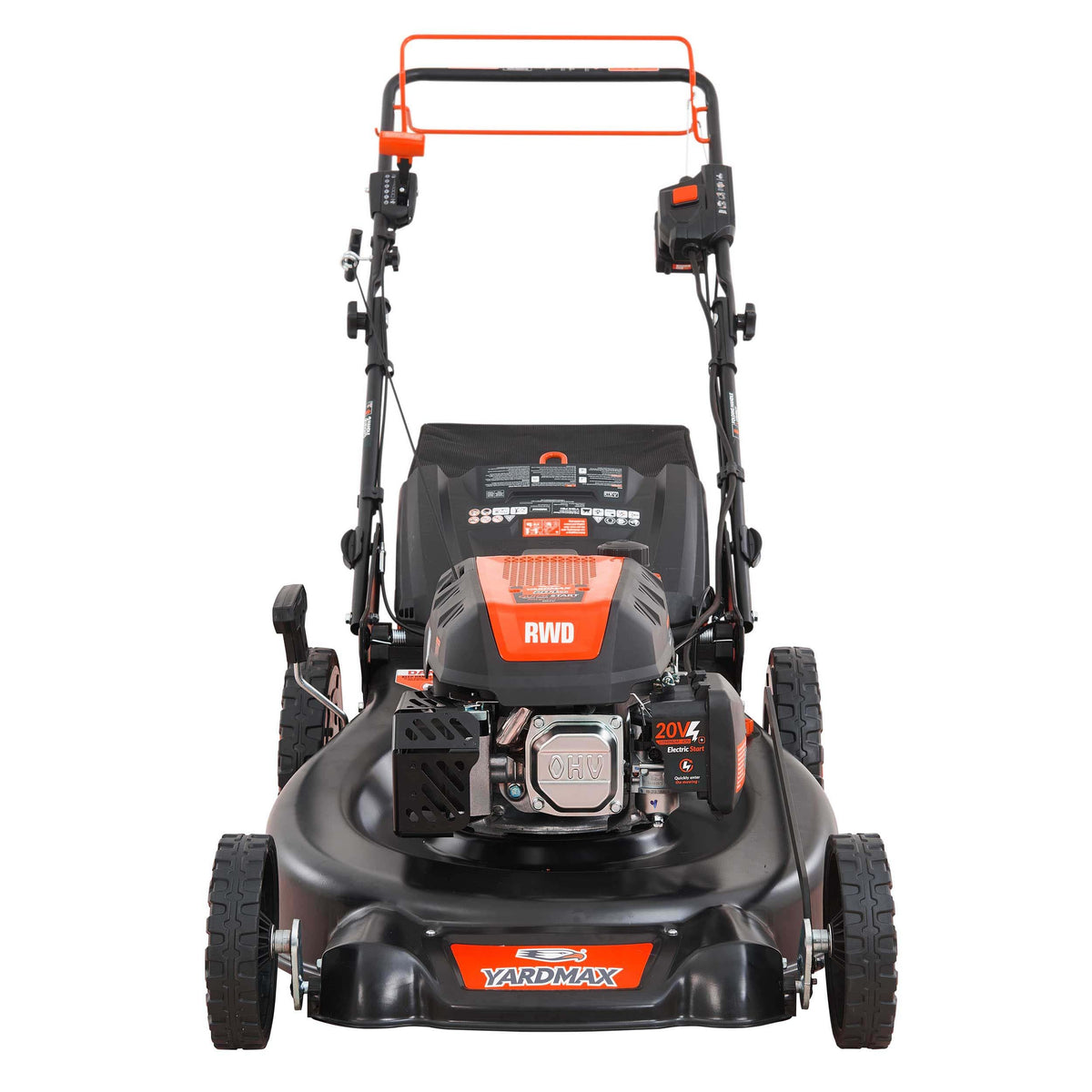 24 in. 201cc Electric Start Select PACE 6 Speed CVT High Wheel RWD 3-in-1 Gas Walk Behind Self Propelled Lawn Mower