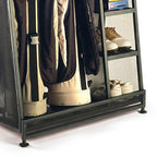 Suncast Metal Complete Golf Bag Organizer for Garaw/ Shelves &amp; Bin (2 Pack)