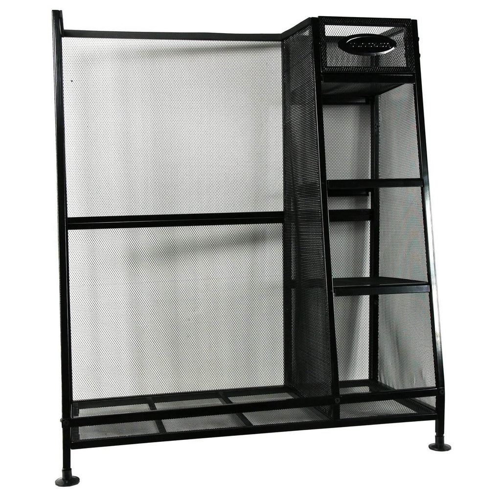 Suncast Metal Complete Golf Bag Organizer for Garaw/ Shelves &amp; Bin (2 Pack)