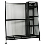 Suncast Metal Complete Golf Bag Organizer for Garaw/ Shelves &amp; Bin (2 Pack)
