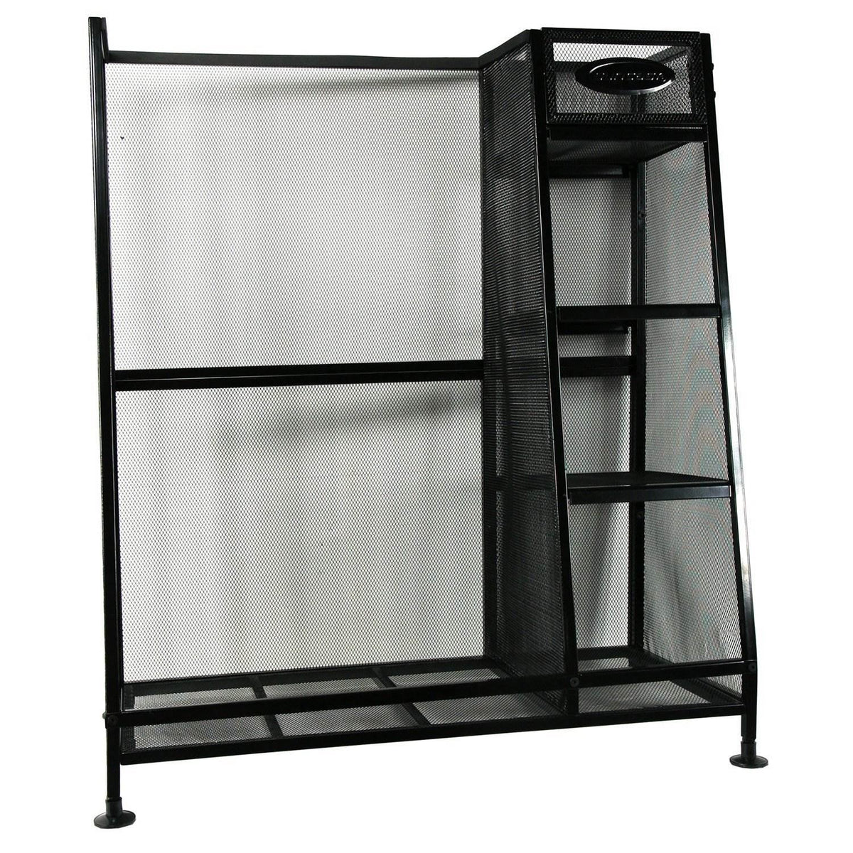 Suncast Metal Complete Golf Bag Organizer for Garaw/ Shelves &amp; Bin (2 Pack)