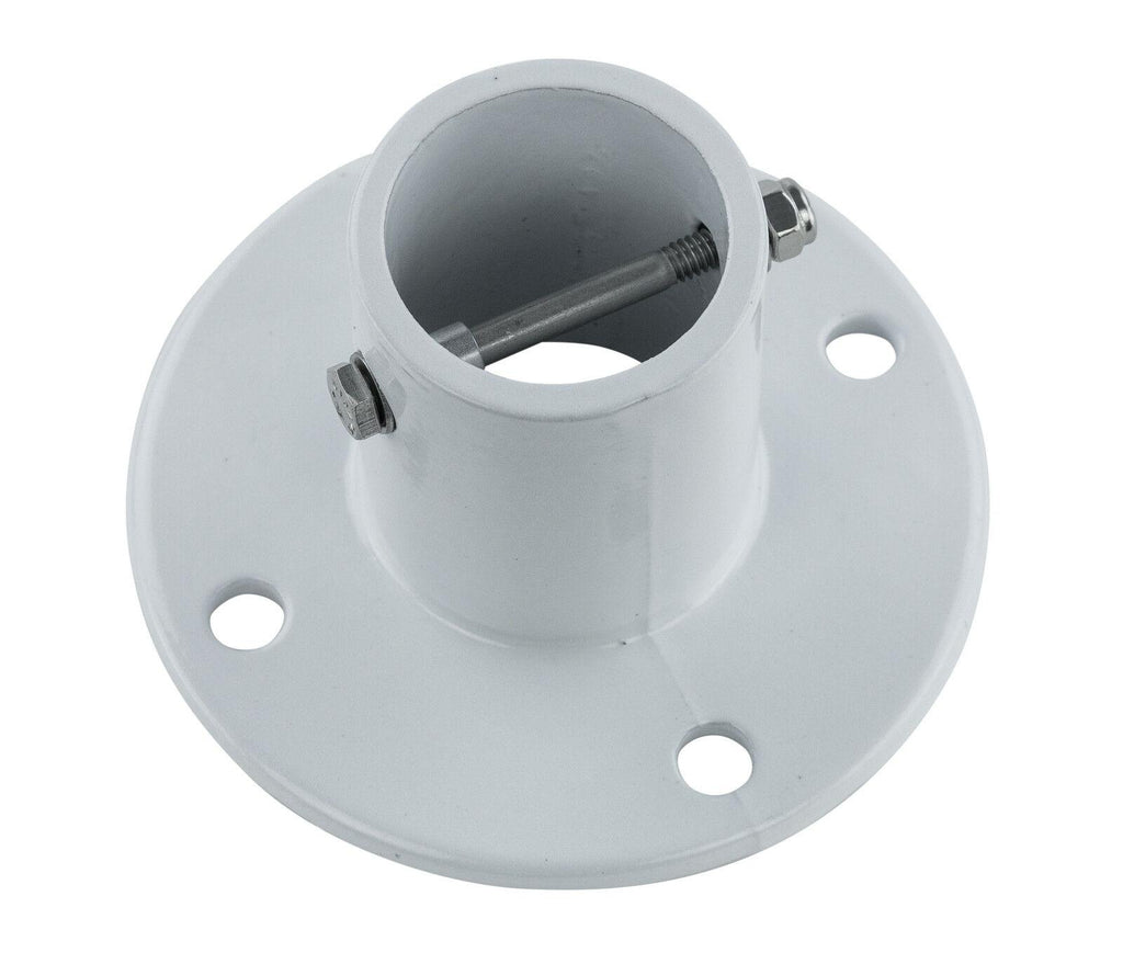 inter-fab city 2 inground swimming pool aluminum deck flanges for slide - 4 pack