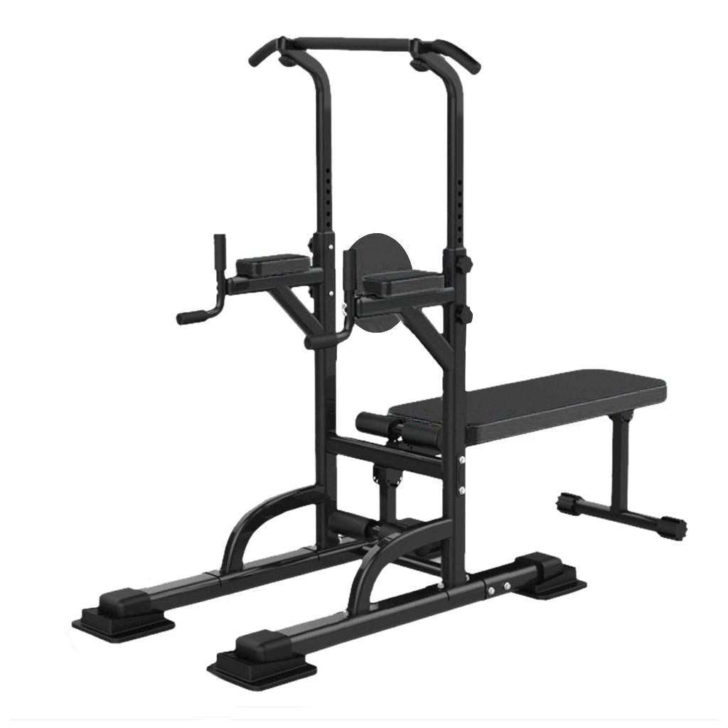 Workout Dip Station Sit Up Bench Adjusting Height Home Gym Pulls Up Dip Station