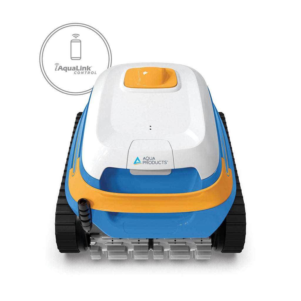 Aqua Products Evo 614 iQ Robotic In Ground Pool Cleaner with iAqualink Control, Dual Traction Motor, and 60-foot Tangle-less