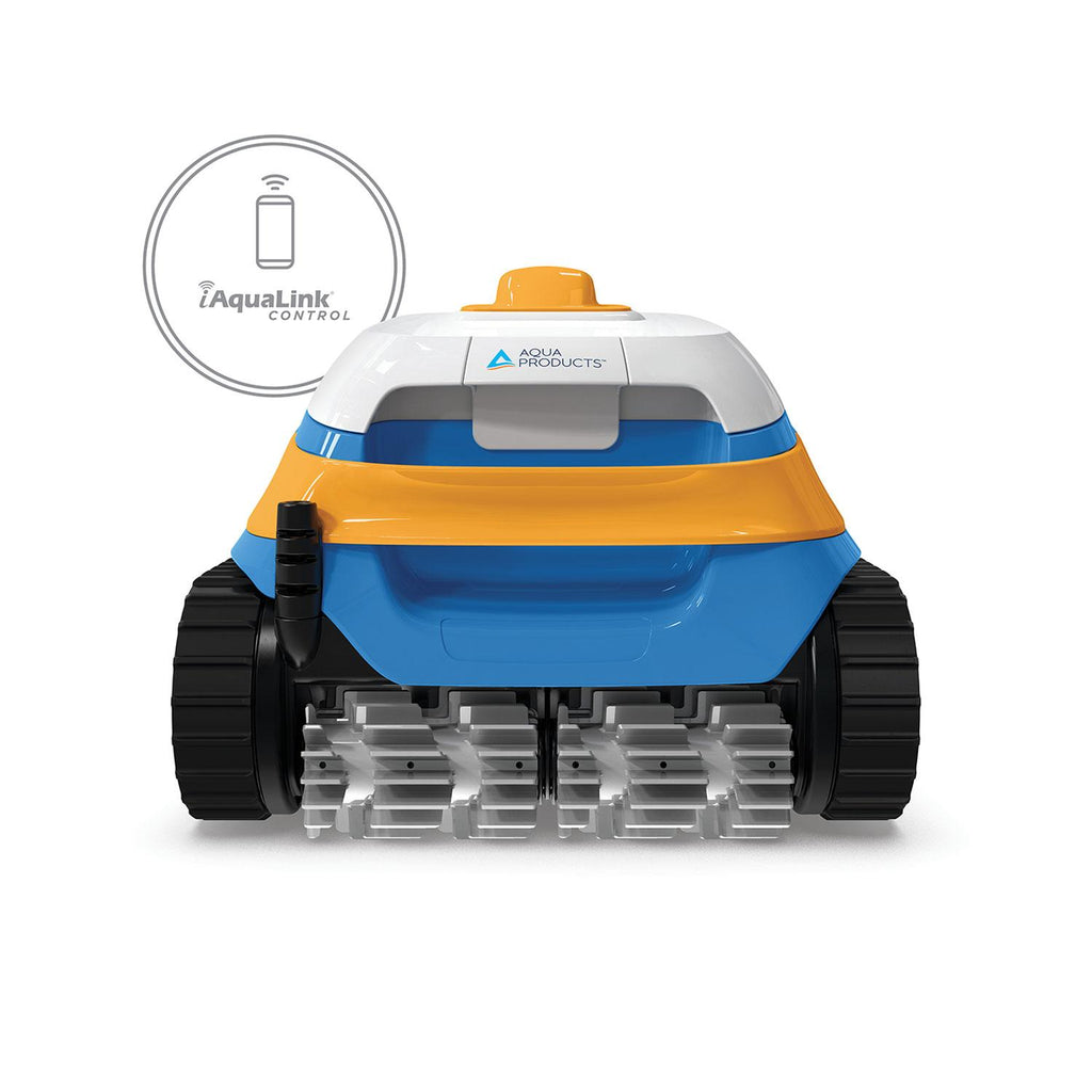 Aqua Products Evo 614 iQ Robotic In Ground Pool Cleaner with iAqualink Control, Dual Traction Motor, and 60-foot Tangle-less