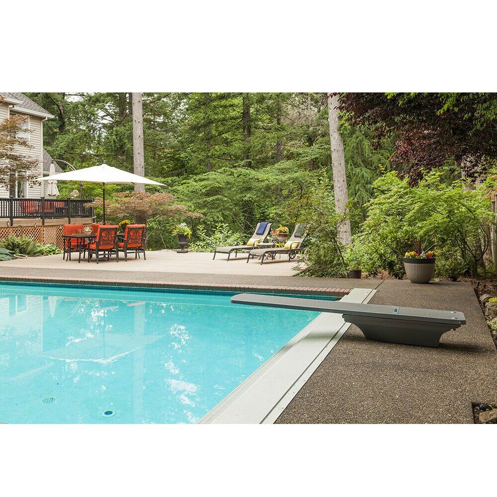 s.r.smith 66-209-576s20g truetread diving board, 6' gray with gray truetread