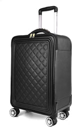 Travel Softside Upright Rugged Carry-On Luggage Sets with Spinner Wheels