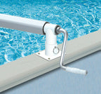 hydrotools non-corrosive metal solar reel system for above ground swimming pools